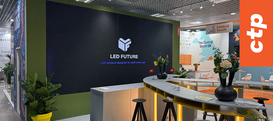 LED stěna pro výstavní stánek CTP